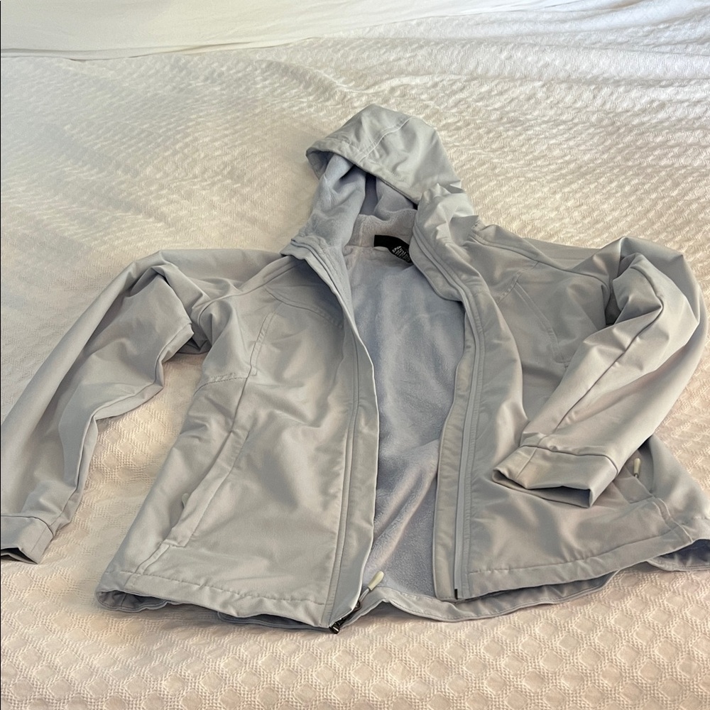 Light Gray Hooded Jacket